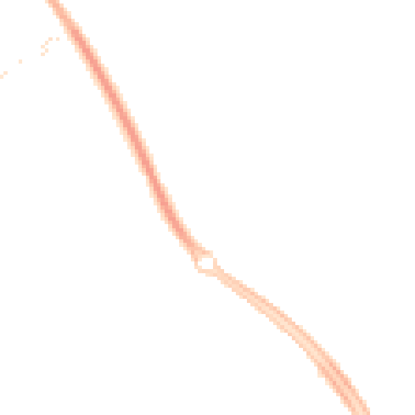 Night-time road noise heatmap for MK9 4AB
