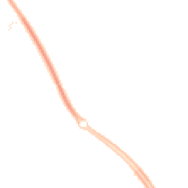 Night-time road noise heatmap for MK9 4AH