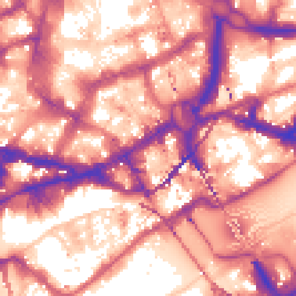 Daytime road noise heatmap for NE1 1PF
