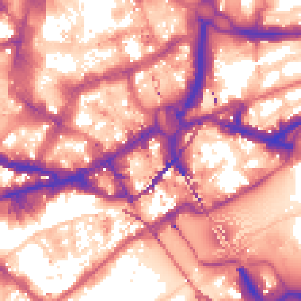 Daytime road noise heatmap for NE1 1PG