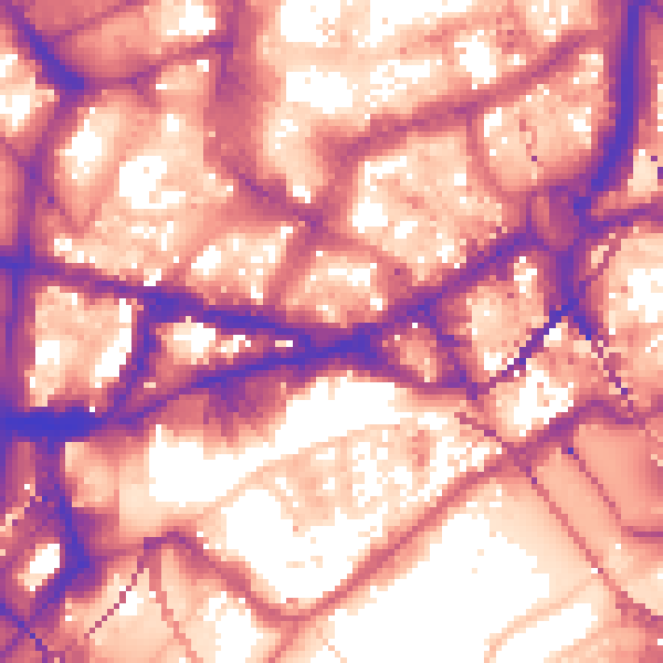 Daytime road noise heatmap for NE1 1TT