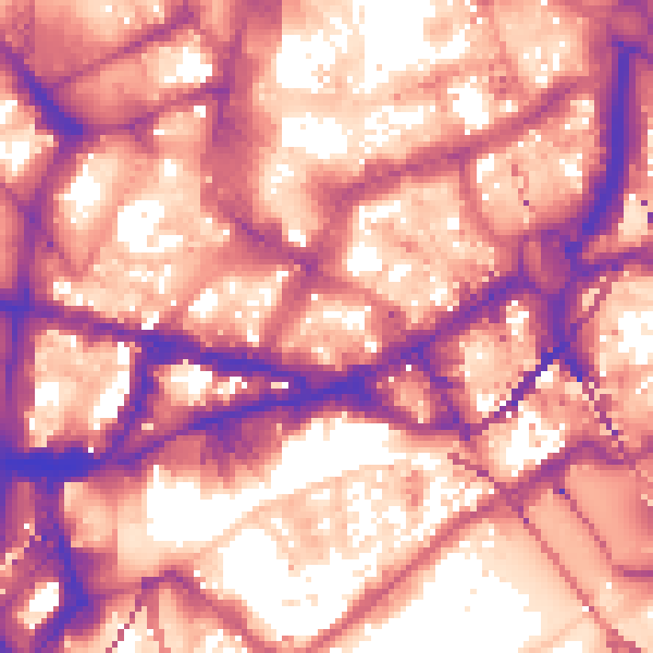 Daytime road noise heatmap for NE1 1UD