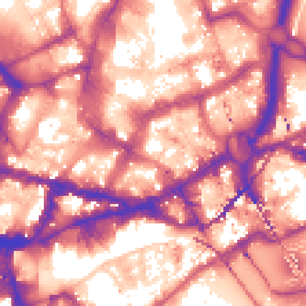 Daytime road noise heatmap for NE1 1UW