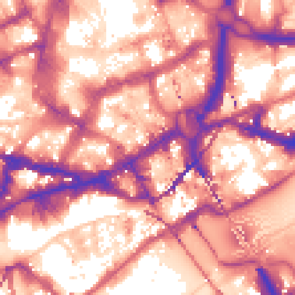 Daytime road noise heatmap for NE1 1YF