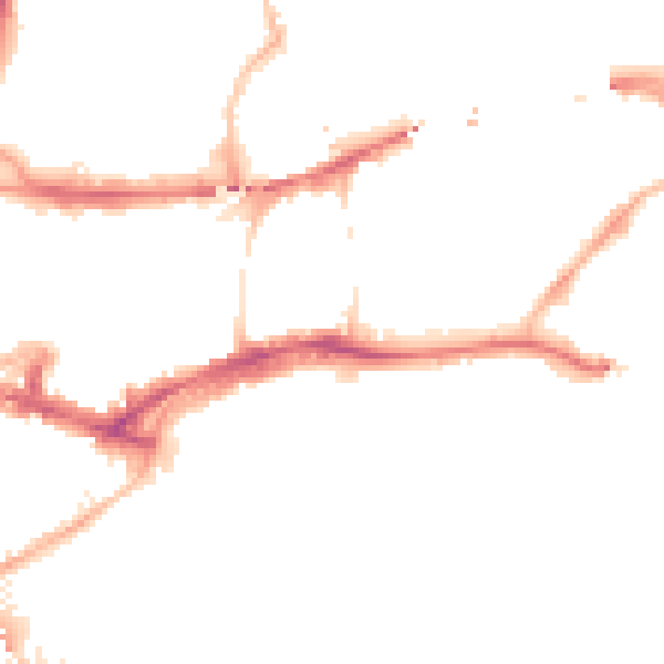Night-time road noise heatmap for NE1 2BW