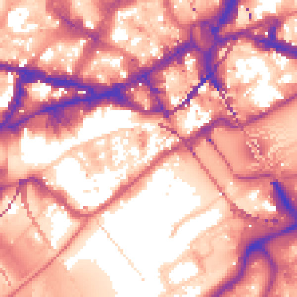 Daytime road noise heatmap for NE1 3NH