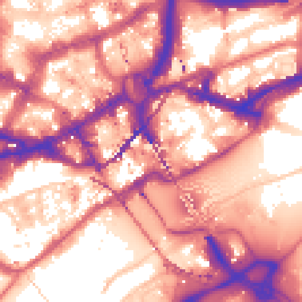 Daytime road noise heatmap for NE1 3UF