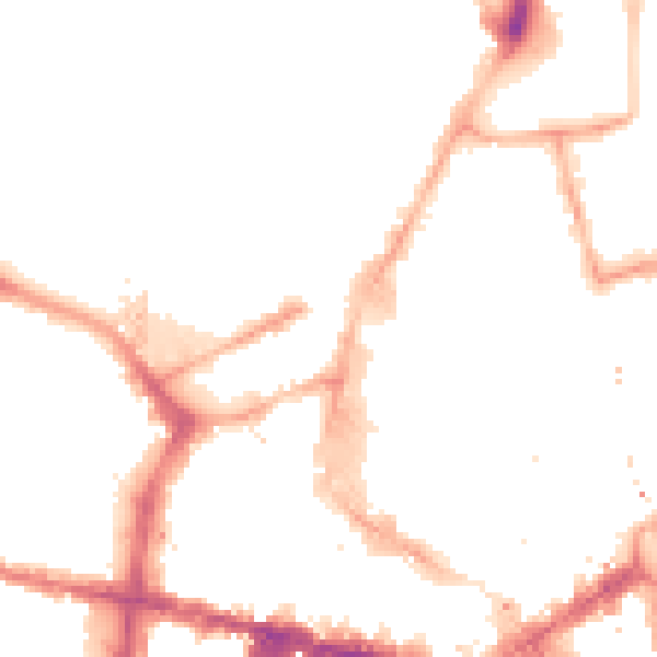 Night-time road noise heatmap for NE1 4PF