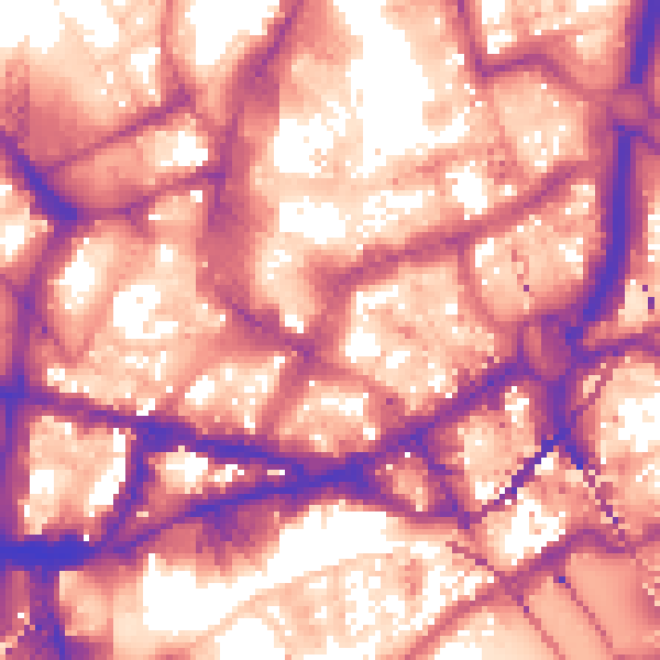Daytime road noise heatmap for NE1 5JQ