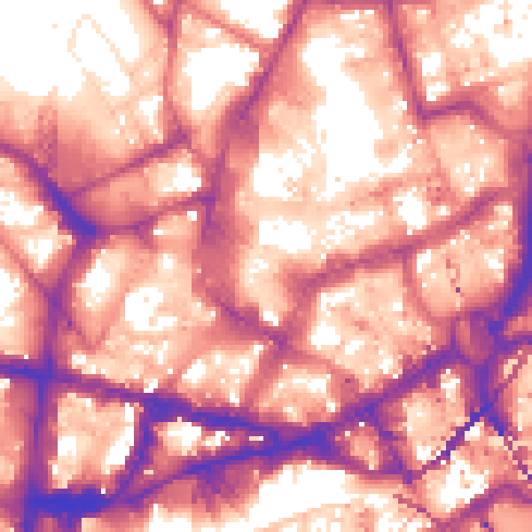 Daytime road noise heatmap for NE1 5PN