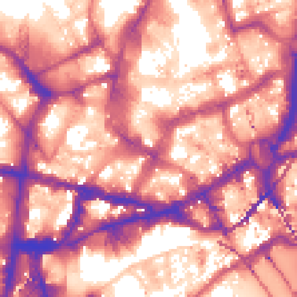 Daytime road noise heatmap for NE1 5RG