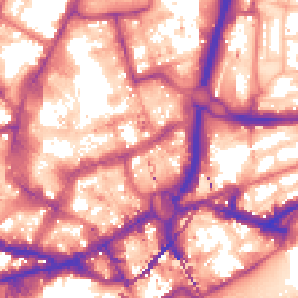 Daytime road noise heatmap for NE1 6AN