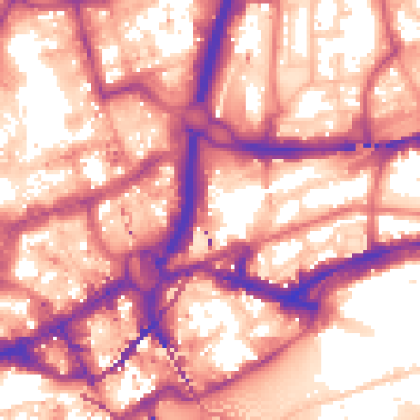 Daytime road noise heatmap for NE1 6PA