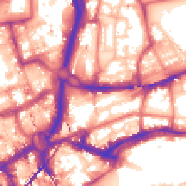Daytime road noise heatmap for NE1 6PF