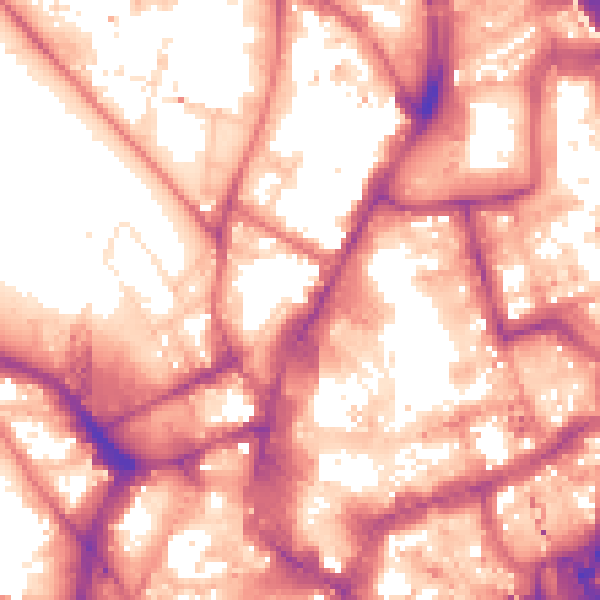 Daytime road noise heatmap for NE1 7RQ