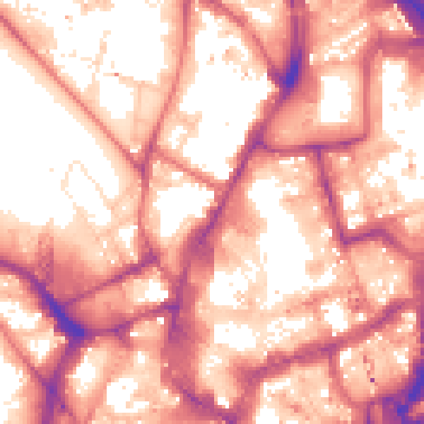 Daytime road noise heatmap for NE1 7RW