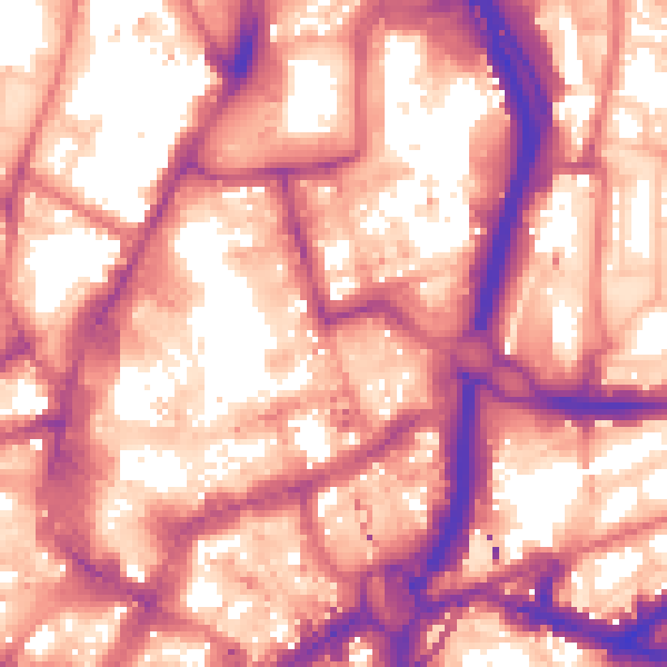 Daytime road noise heatmap for NE1 8EG