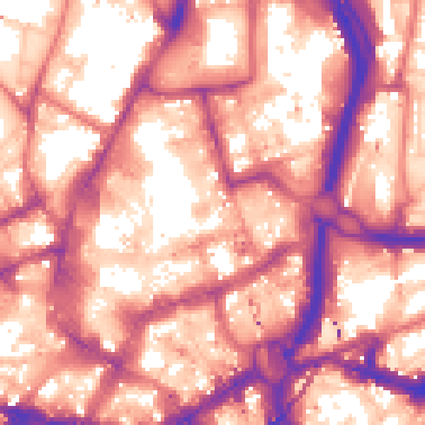 Daytime road noise heatmap for NE1 8ER