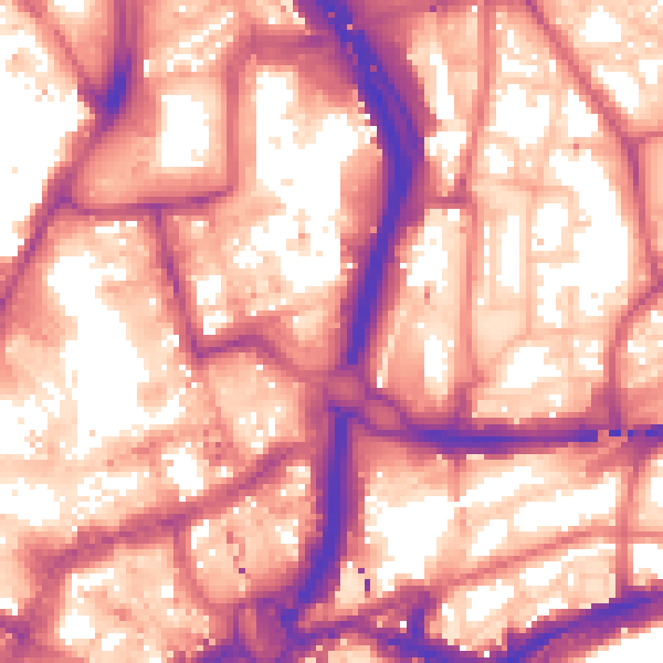 Daytime road noise heatmap for NE1 8XG