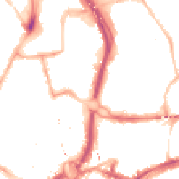 Night-time road noise heatmap for NE1 8XG