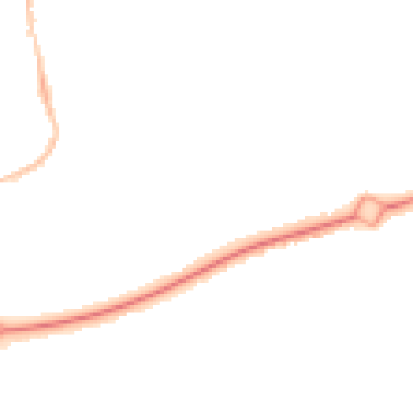 Night-time road noise heatmap for NE12 5BB