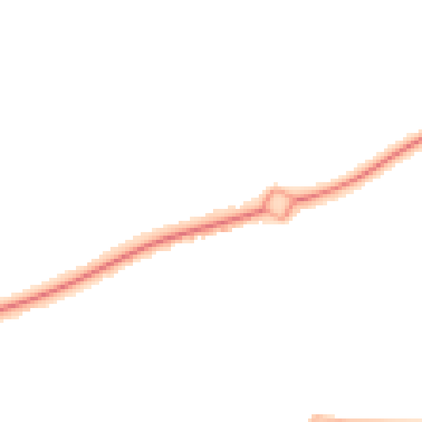 Night-time road noise heatmap for NE12 5BF