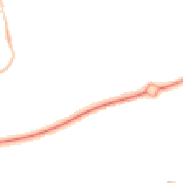 Night-time road noise heatmap for NE12 5BJ