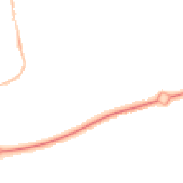 Night-time road noise heatmap for NE12 5BL