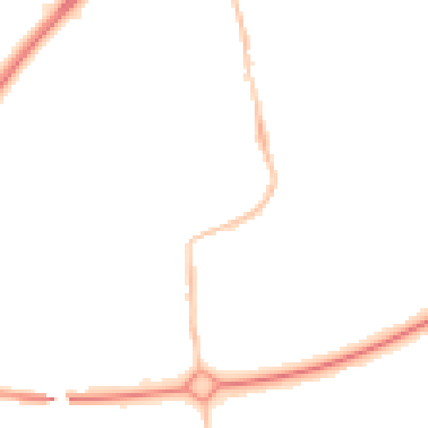Night-time road noise heatmap for NE12 5UU