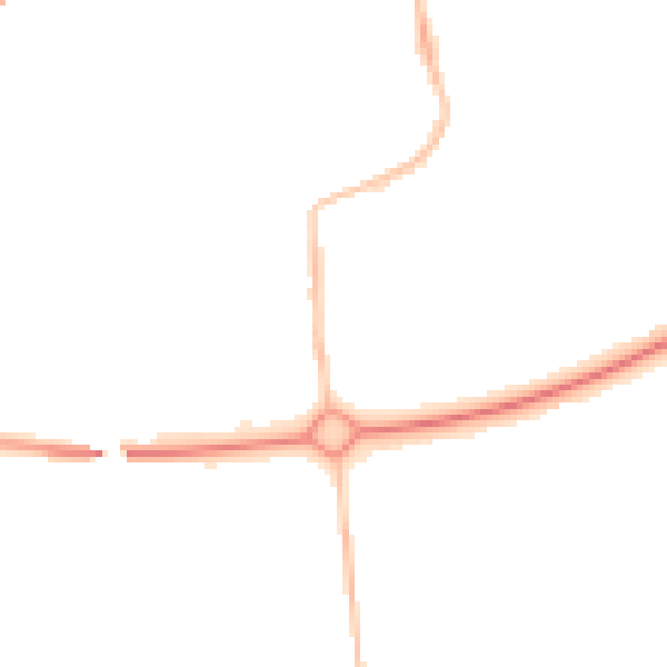 Night-time road noise heatmap for NE12 5XA