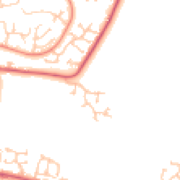 Daytime road noise heatmap for NE12 6BA