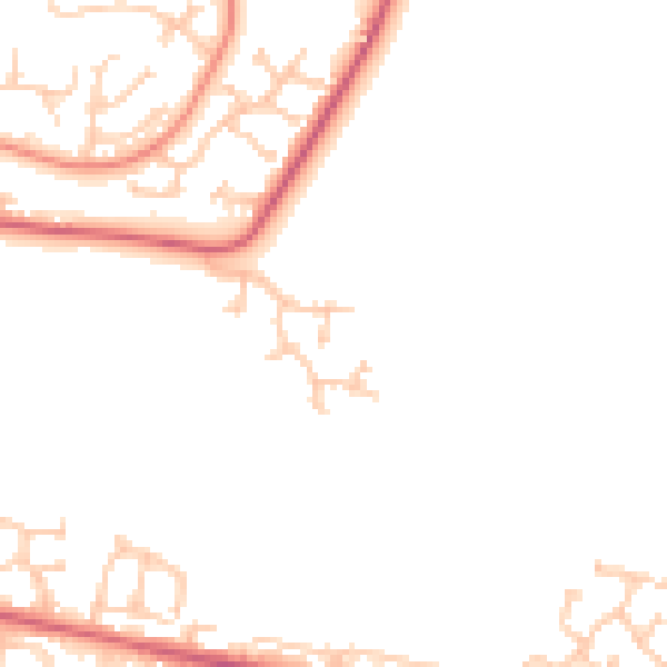 Daytime road noise heatmap for NE12 6BE