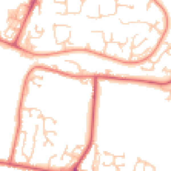 Daytime road noise heatmap for NE12 6BG