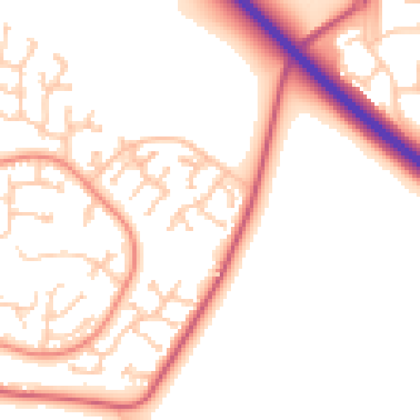 Daytime road noise heatmap for NE12 6FQ