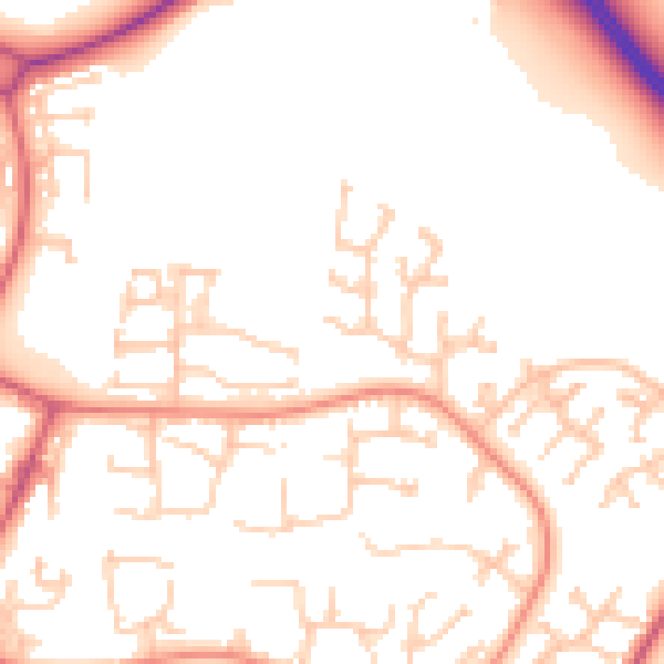 Daytime road noise heatmap for NE12 6FT