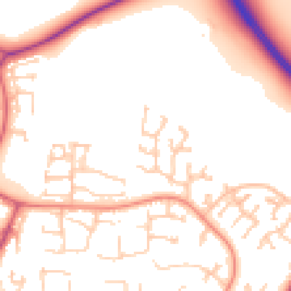 Daytime road noise heatmap for NE12 6GB