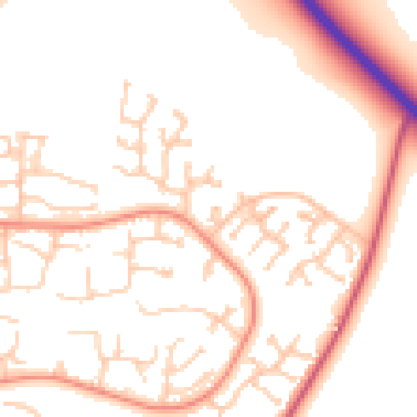 Daytime road noise heatmap for NE12 6GJ