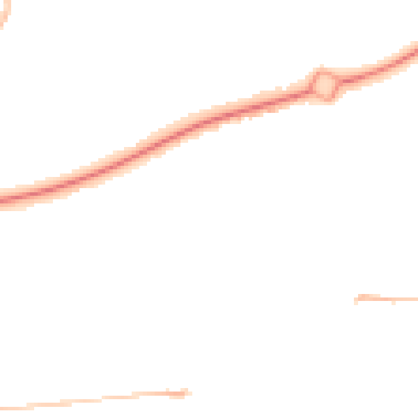 Night-time road noise heatmap for NE12 6QA