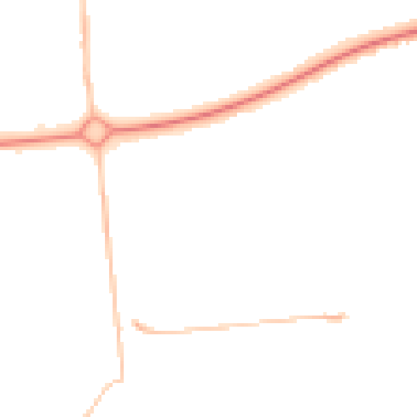 Night-time road noise heatmap for NE12 6TQ
