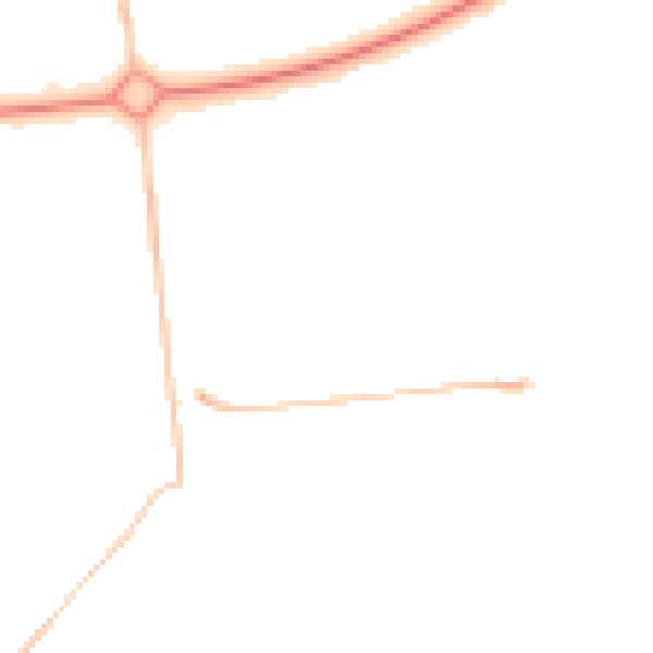 Night-time road noise heatmap for NE12 6TS