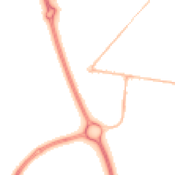 Night-time road noise heatmap for NE12 7DR