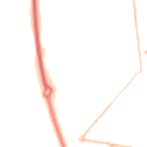 Night-time road noise heatmap for NE12 7HA