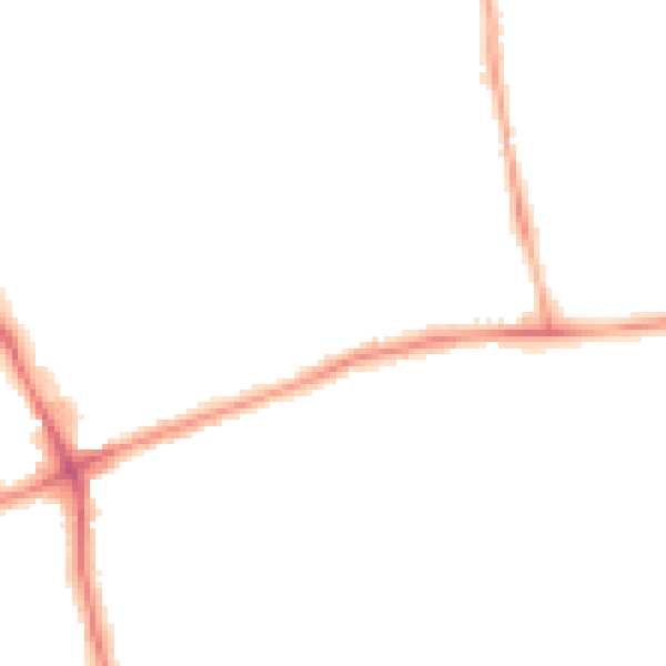 Night-time road noise heatmap for NE12 8BH