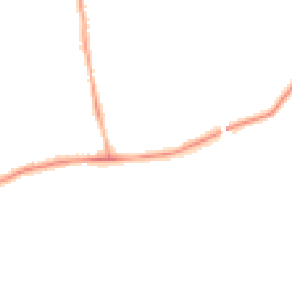 Night-time road noise heatmap for NE12 8BP