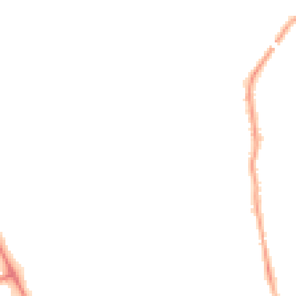 Night-time road noise heatmap for NE12 8DJ