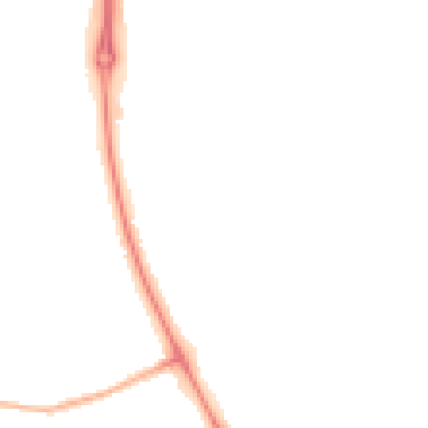 Night-time road noise heatmap for NE12 8DU