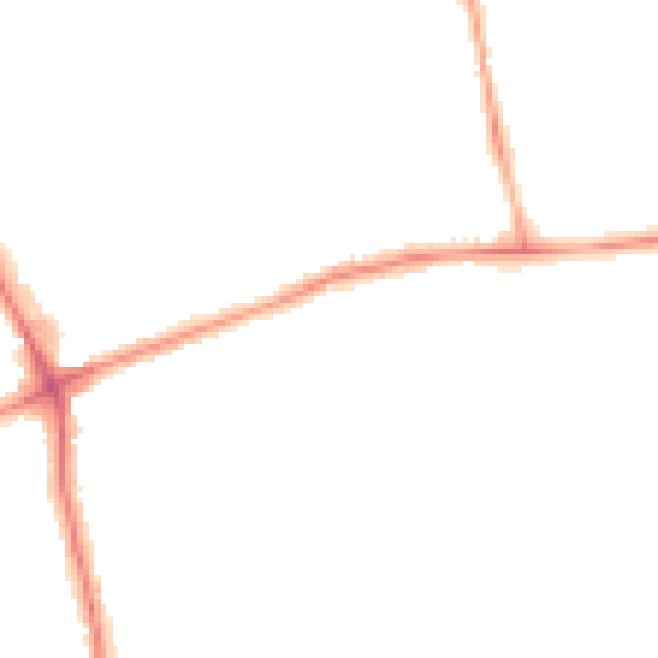 Night-time road noise heatmap for NE12 8FE