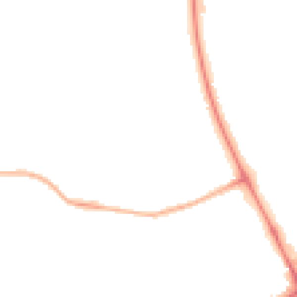 Night-time road noise heatmap for NE12 8LZ