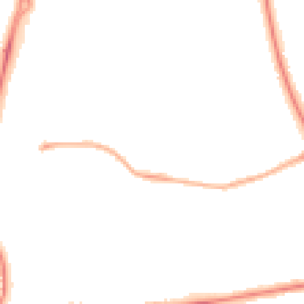 Night-time road noise heatmap for NE12 8ST