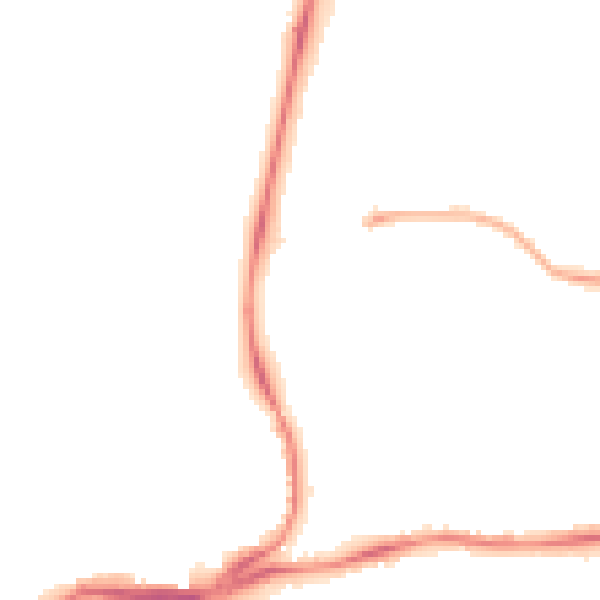 Night-time road noise heatmap for NE12 8UF